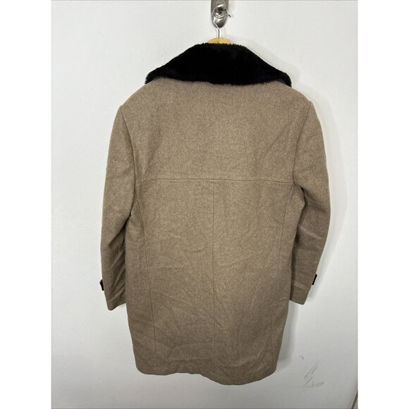 Vintage Mitchell Men S/M Wool Car Coat 70’s Brown Collared - Picture 3 of 6